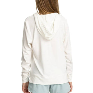 Free Fly Girl's Bamboo Shade Hoodie - Bright White KIDS - Girls - Clothing - Tops - Long Sleeve Tops Free Fly Apparel   