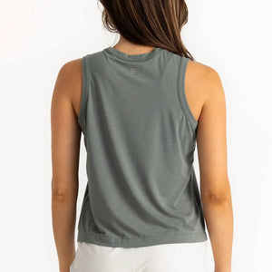 Free Fly Women's Elevate Tank - Agave Green WOMEN - Clothing - Tops - Sleeveless Free Fly Apparel   