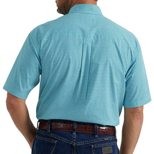 Wrangler Men's George Straight Geo Print Button Shirt MEN - Clothing - Shirts - Short Sleeve Shirts Wrangler   