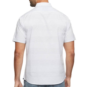 Flag & Anthem Men's Monroe Textured Stripe Shirt MEN - Clothing - Shirts - Short Sleeve Shirts Flag And Anthem   