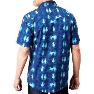 Roper Men's Hawaiian Cowboy Pearl Snap Shirt MEN - Clothing - Shirts - Short Sleeve Shirts Roper Apparel & Footwear   