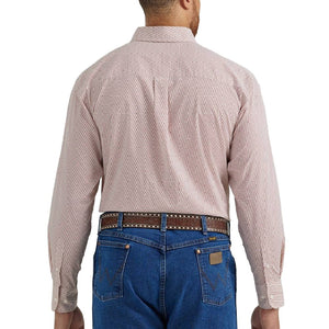 Wrangler Man's Classic Geo Print Button Shirt MEN - Clothing - Shirts - Long Sleeve Shirts Wrangler   