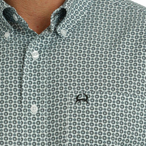 Cinch Men's Arenaflex Geo Print Shirt MEN - Clothing - Shirts - Short Sleeve Shirts CINCH   