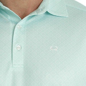 Cinch Men's Diamond Print Arenaflex Polo MEN - Clothing - Shirts - Short Sleeve Shirts Cinch   