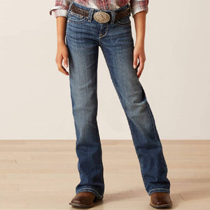 Ariat Girl's R.E.A.L. Everlee Boot Cut Jean KIDS - Girls - Clothing - Jeans Ariat Clothing   