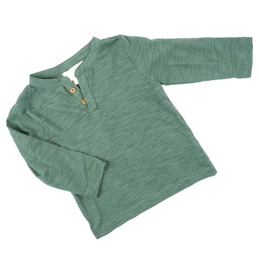 *Poppet & Fox Boy's Henley Tee - FINAL SALE KIDS - Boys - Clothing - Shirts - Long Sleeve Shirts Poppet & Fox