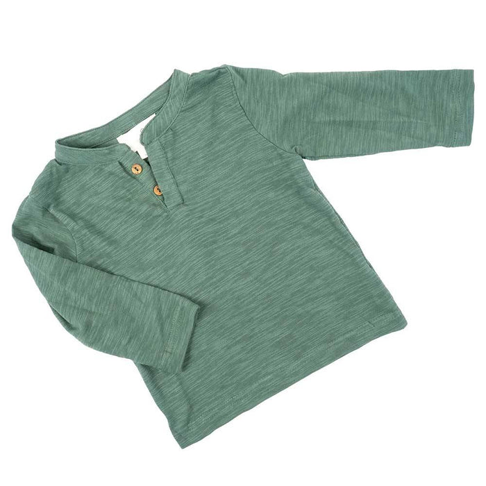 *Poppet & Fox Boy's Henley Tee - FINAL SALE KIDS - Boys - Clothing - Shirts - Long Sleeve Shirts Poppet & Fox