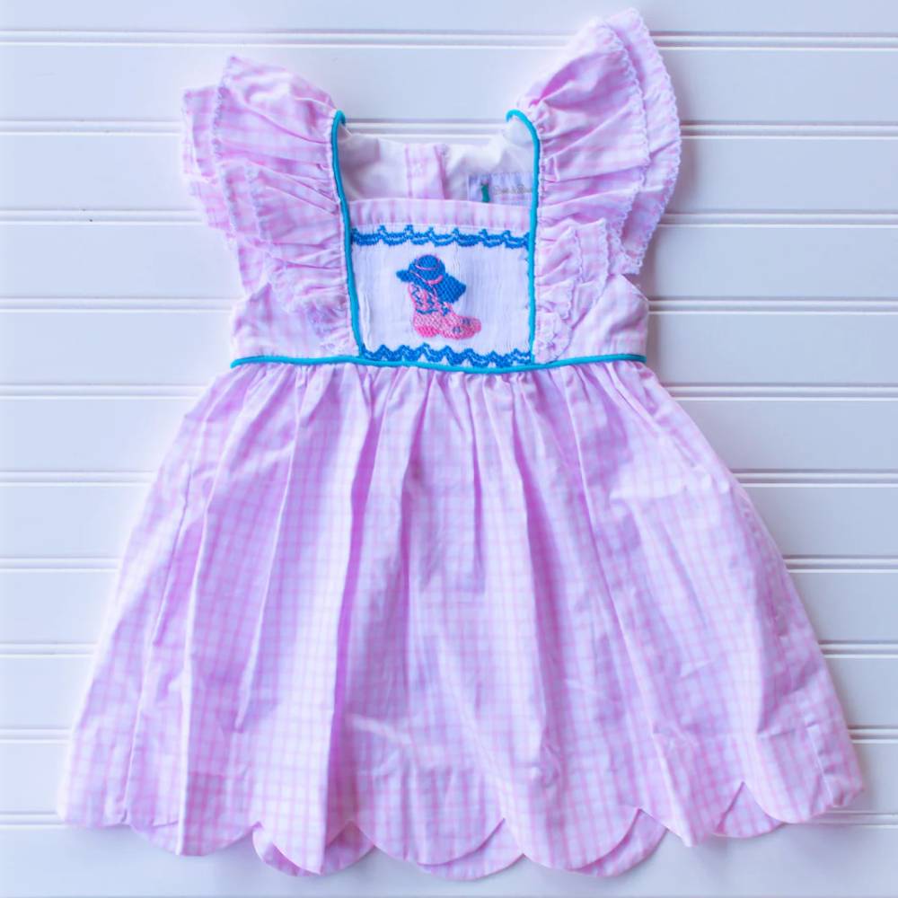 Boots & Bows Girl's Smocked Cowgirl Boot Dress KIDS - Baby - Baby Girl Clothing Boots & Bows Smocking   