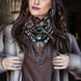 Fringe Scarves "Squash Blossomed" Short Wild Rag ACCESSORIES - Additional Accessories - Wild Rags & Scarves Fringe Scarves   