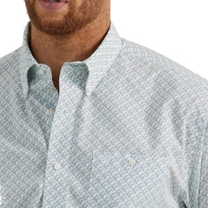 Wrangler Men's Diamond Print Shirt MEN - Clothing - Shirts - Long Sleeve Shirts Wrangler   