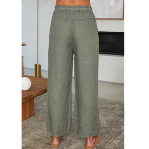 Italian Linen Pant WOMEN - Clothing - Pants & Leggings Milio Milano   