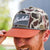 Burlebo Classic Deer Camo/Orange Bill Cap HATS - BASEBALL CAPS Burlebo   