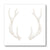 Antlers On White Note Block HOME & GIFTS - Gifts Maison de Papier   