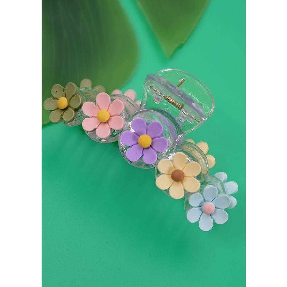 Jumbo Floral Emb Hair Claw Clip WOMEN - Accessories - Hair Accessories Wall To Wall   