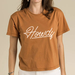 Sendero Women's Howdy Dude Crop Tee WOMEN - Clothing - Tops - Short Sleeved Sendero Provisions Co   