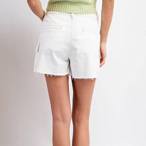Women's Mineral Washed Cargo Shorts WOMEN - Clothing - Shorts ee:some   