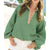 Women's Two Toned Textured Sweater WOMEN - Clothing - Sweaters & Cardigans La Miel   