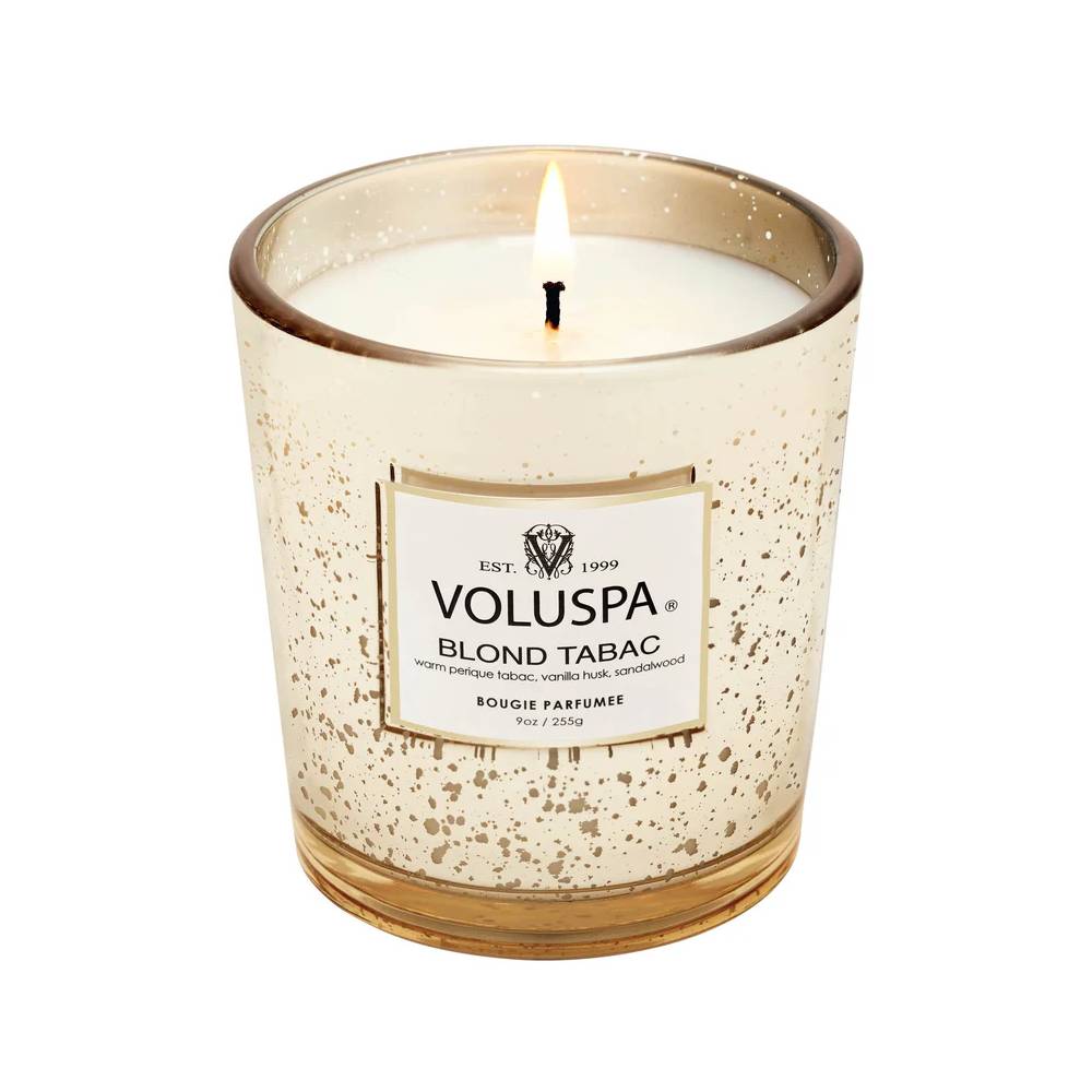 Voluspa Blond Tabac Classic Speckle Candle HOME & GIFTS - Home Decor - Candles + Diffusers Voluspa   
