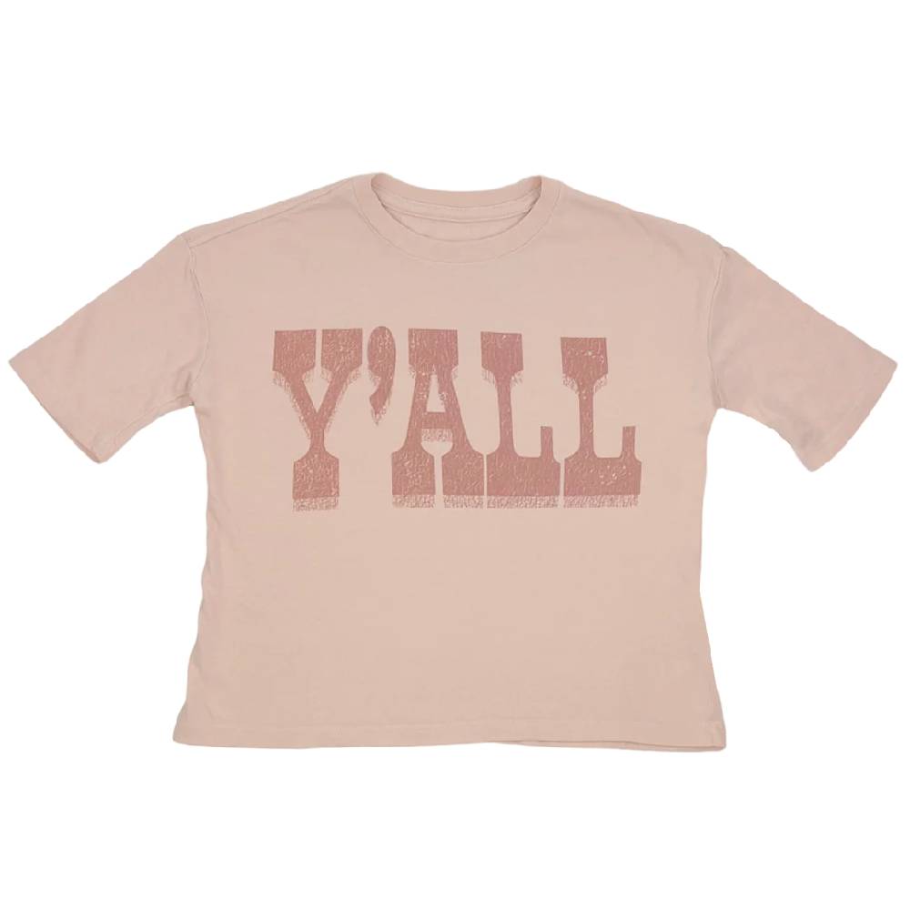 Tiny Whales Girl's Y'All Super Tee KIDS - Baby - Baby Girl Clothing Tiny Whales   