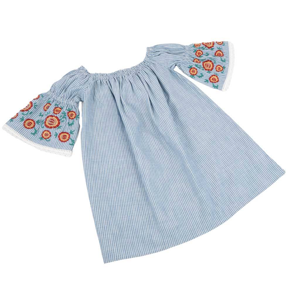 Blu & Blue Girl's Verga Embroidered Boho Dress KIDS - Girls - Clothing - Dresses Blu & Blue   