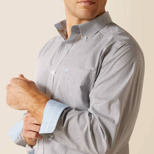 Ariat Men's Wrinkle Free Wes Classic Fit Shirt MEN - Clothing - Shirts - Long Sleeve Shirts Ariat Clothing   
