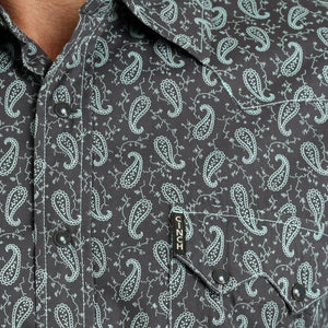 Cinch Men's Paisley Modern Fit Shirt MEN - Clothing - Shirts - Long Sleeve Shirts Cinch   