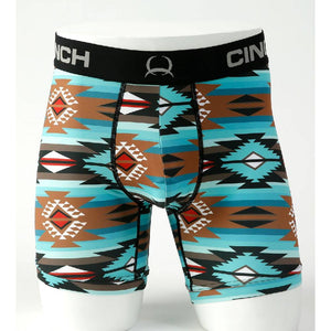 Cinch Men's Aztec Boxer Brief - 6" MEN - Clothing - Underwear, Socks & Loungewear Cinch   