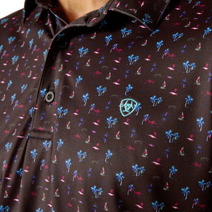 Ariat Tek All Over Print Core Polo Shirt MEN - Clothing - Shirts - Short Sleeve Shirts Ariat Clothing   