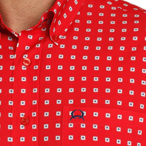 Cinch Men's Arenaflex Geo Print Shirt MEN - Clothing - Shirts - Long Sleeve Shirts Cinch   