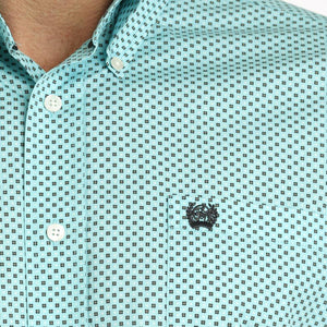 Cinch Men's Geo Floral Print Shirt MEN - Clothing - Shirts - Short Sleeve Shirts Cinch   