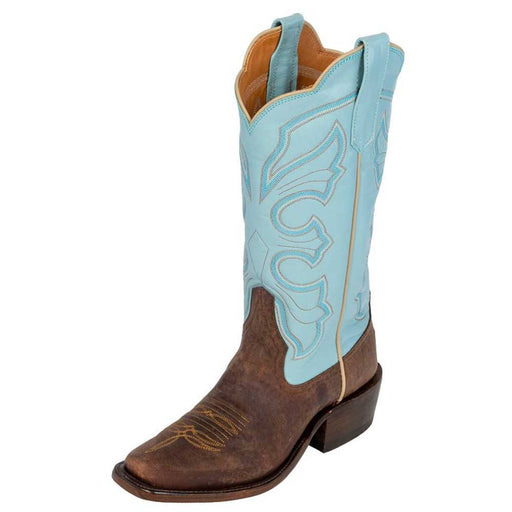 Rios of Mercedes Women's June Blue Kidskin Boot WOMEN - Footwear - Boots - Western Boots Rios of Mercedes Boot Co.   