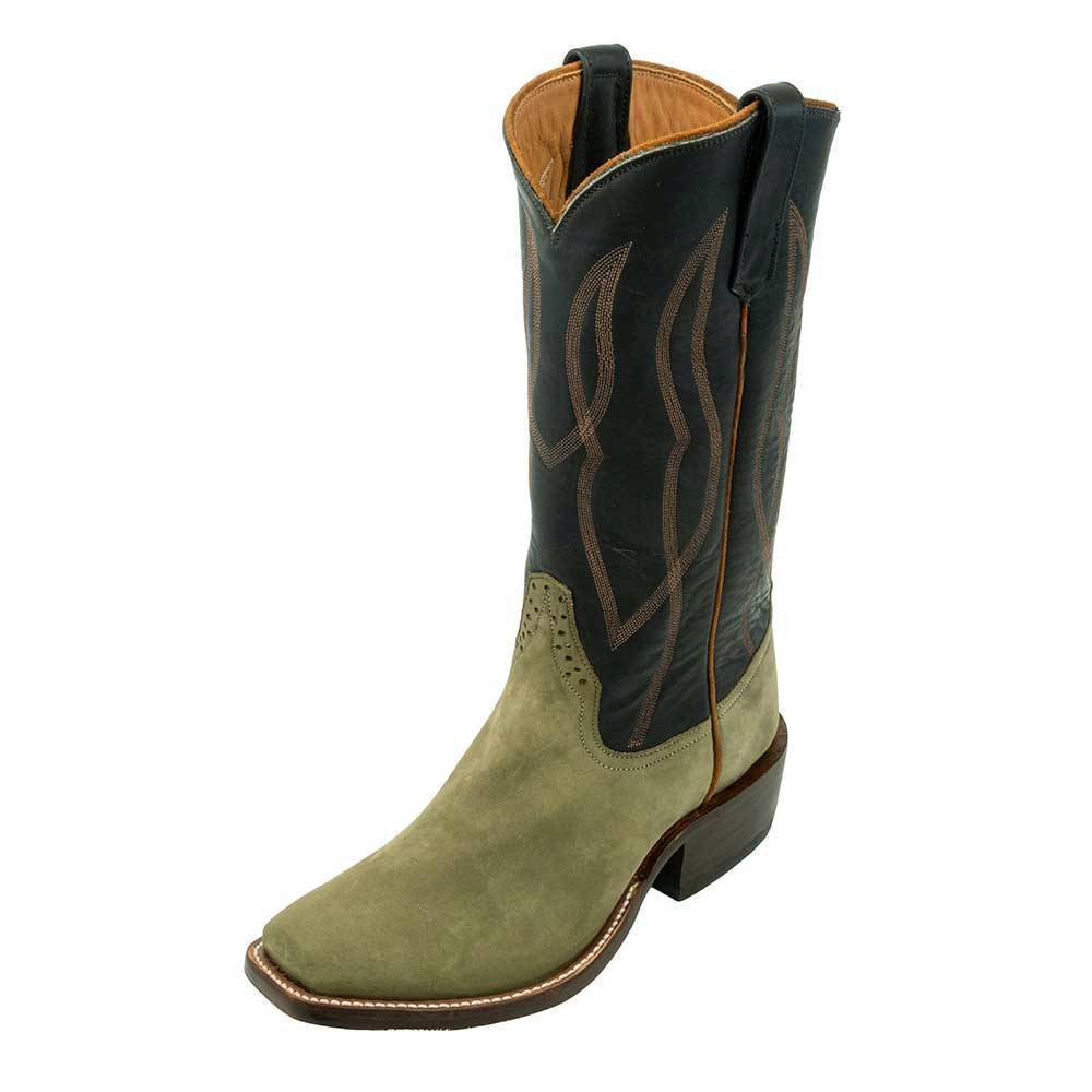 Green cowboy boots mens best sale