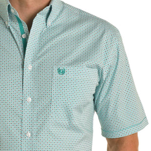 Panhandle Men's Roughstock Geo Shirt MEN - Clothing - Shirts - Short Sleeve Shirts Panhandle   