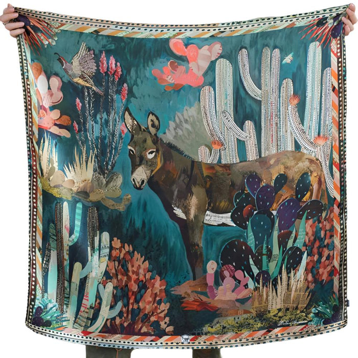 Fringe Scarves "Burro Country" Short Wild Rag ACCESSORIES - Additional Accessories - Wild Rags & Scarves Fringe Scarves   
