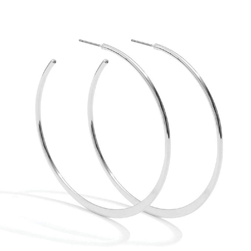 Silver Large Delicate Hoops WOMEN - Accessories - Jewelry - Earrings Splendid Iris   
