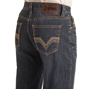 Rock & Roll Denim Men's Two Tone Stackable Bootcut Jeans MEN - Clothing - Jeans Panhandle   