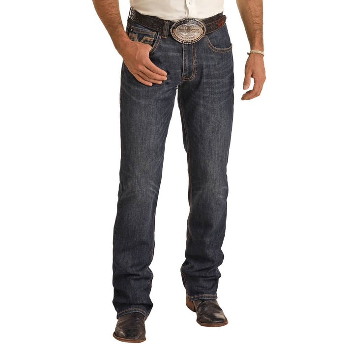 Rock & Roll Denim Men's Two Tone Stackable Bootcut Jeans MEN - Clothing - Jeans Panhandle   