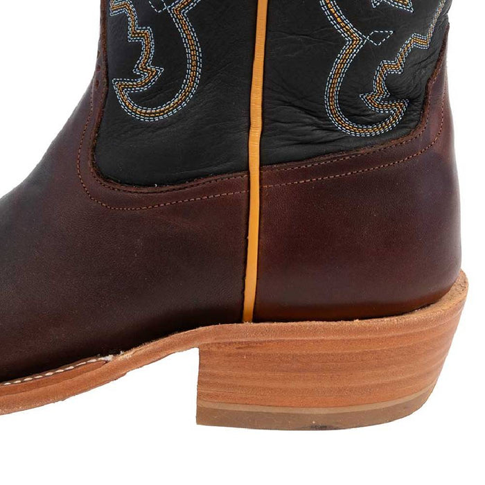 Rios of Mercedes Men's Chestnut Oiled Latigo Boot MEN - Footwear - Exotic Western Boots Rios of Mercedes Boot Co.