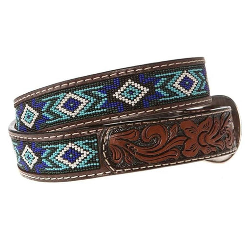 Twisted X Braided Center Belt