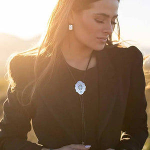 Montana Silversmiths Southwest Skies Scalloped Bolo Tie WOMEN - Accessories - Jewelry - Necklaces Montana Silversmiths   