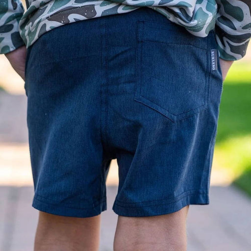 Burlebo Boy's Athletic Shorts - Heather Navy KIDS - Boys - Clothing - Shorts Burlebo   