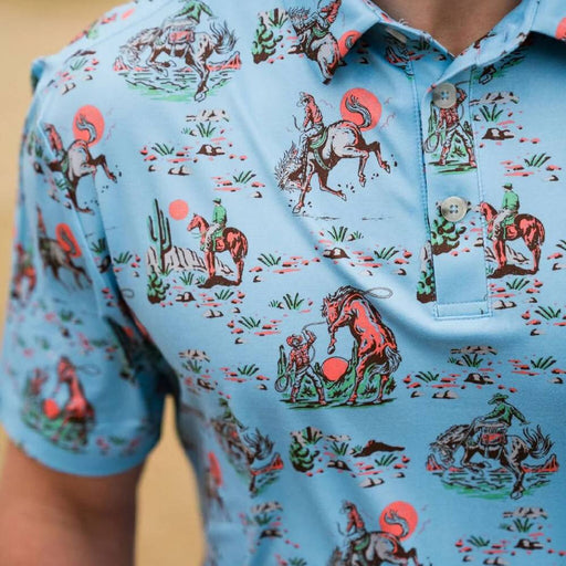 Burlebo Cowboy Up Performance Polo MEN - Clothing - Shirts - Short Sleeve Burlebo