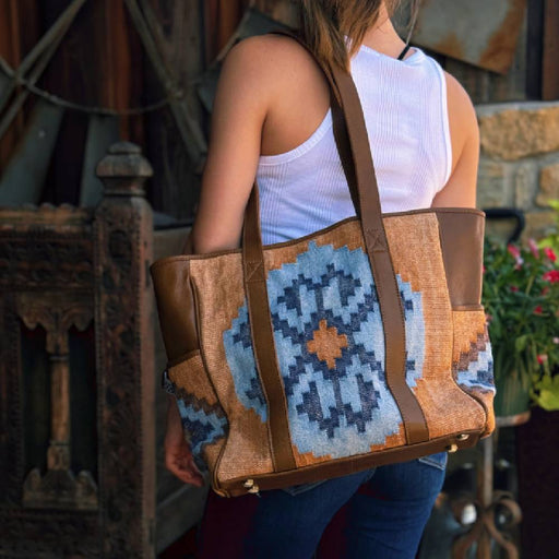 Scout Leather Co. Laramie Aztec Woven Tote WOMEN - Accessories - Handbags - Tote Bags Scout Leather Goods