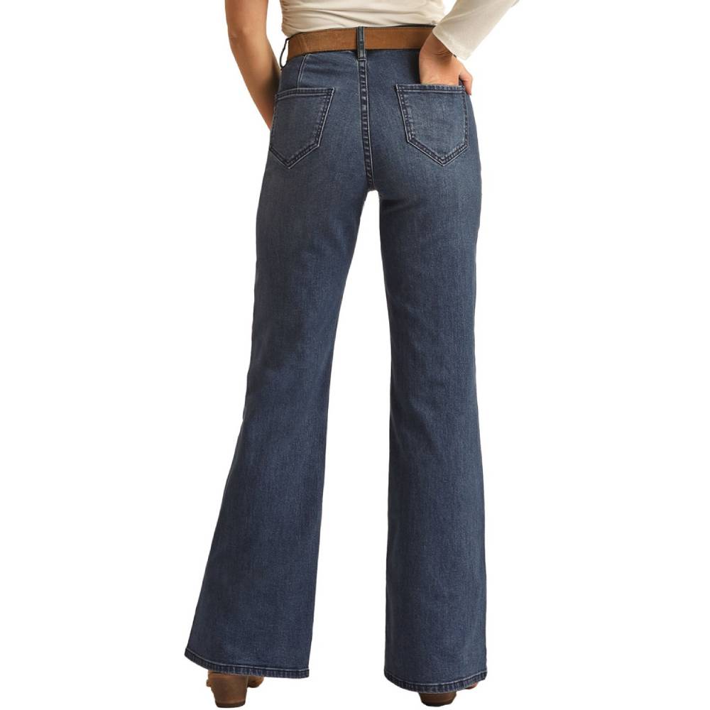 Rock & Roll Denim Women's West Desperado Flare Jeans - FINAL SALE WOMEN - Clothing - Jeans Panhandle   