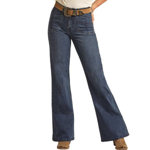 Rock & Roll Denim Women's West Desperado Flare Jeans - FINAL SALE WOMEN - Clothing - Jeans Panhandle   