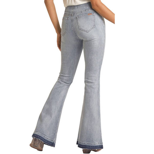 * Rock & Roll Denim Womens Bargain Bell Bottom Flare Jeans - FINAL SALE WOMEN - Clothing - Jeans Panhandle