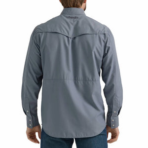 Wrangler Men's Solid Performance Shirt MEN - Clothing - Shirts - Long Sleeve Shirts Wrangler   