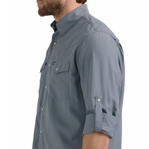 Wrangler Men's Solid Performance Shirt MEN - Clothing - Shirts - Long Sleeve Shirts Wrangler   