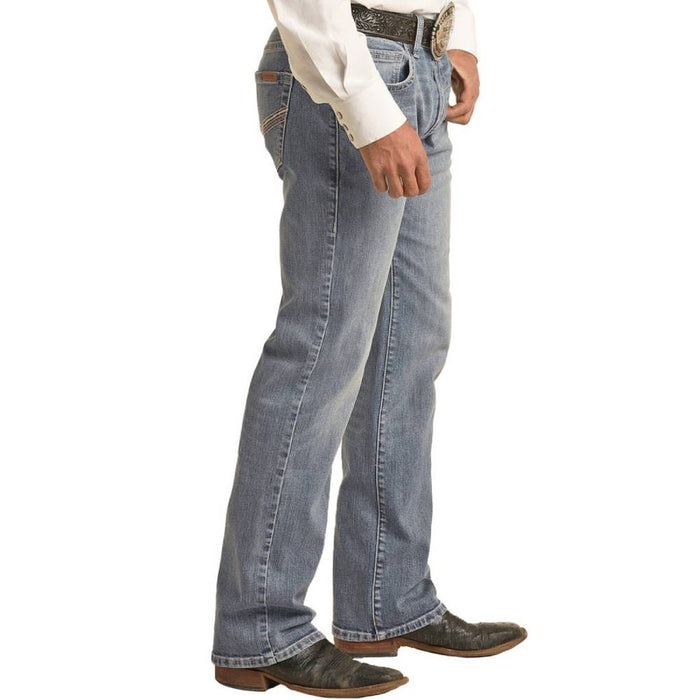 Rock & Roll Denim Men's V46 Pistol Stackable Bootcut MEN - Clothing - Jeans Panhandle   