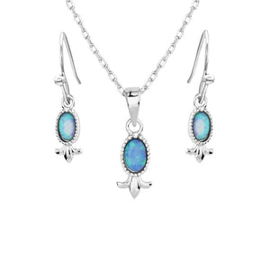 Montana Silversmiths Opal Flourish Jewelry Set WOMEN - Accessories - Jewelry - Jewelry Sets Montana Silversmiths   